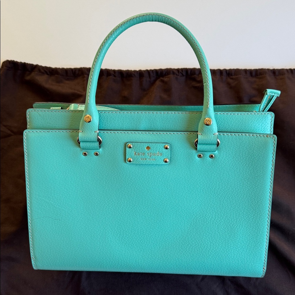 Kate Spade Wellesley Durham Leather Satchel Shoulder Bag